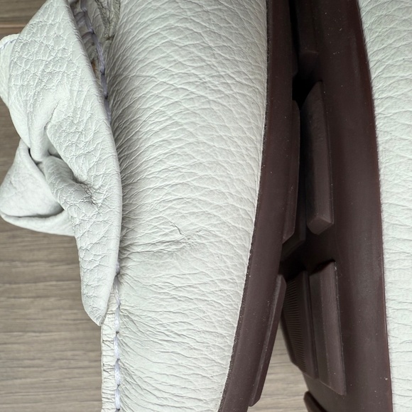 MJNY By Mark Joseph White Leather Diane Street Mules Size 10 - Picture 6 of 7